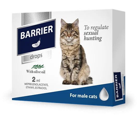 BARRIER drops for male cats