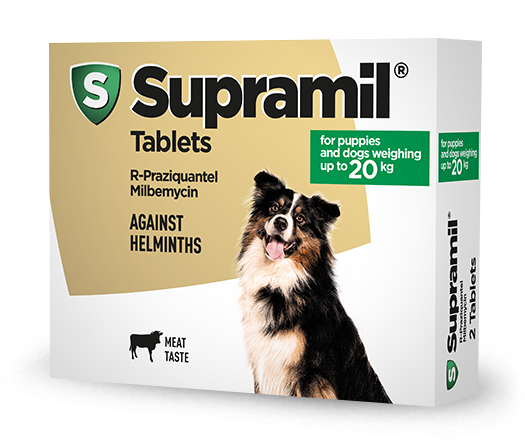 Supramil for puppies and dogs weighing up to 20 kg
